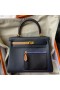 Hermes Kelly Colormatic 25 Handmade Bag in Blue Nuit Swift Leather