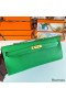 Hermes Kelly Cut Handmade Bag in Bambou Epsom Calfskin