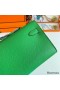 Hermes Kelly Cut Handmade Bag in Bambou Epsom Calfskin