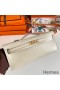 Hermes Kelly Cut Handmade Bag in Craie Swift Leather