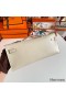 Hermes Kelly Cut Handmade Bag in Craie Swift Leather
