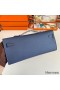 Hermes Kelly Cut Handmade Bag in Deep Blue Epsom Calfskin