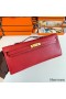Hermes Kelly Cut Handmade Bag in Red Epsom Calfskin