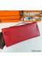 Hermes Kelly Cut Handmade Bag in Red Epsom Calfskin