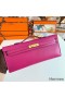 Hermes Kelly Cut Handmade Bag in Rose Purple Swift Leather