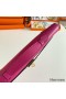 Hermes Kelly Cut Handmade Bag in Rose Purple Swift Leather