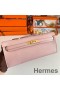 Hermes Kelly Cut Handmade Bag in Rose Sakura Epsom Calfskin
