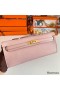 Hermes Kelly Cut Handmade Bag in Rose Sakura Epsom Calfskin