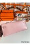 Hermes Kelly Cut Handmade Bag in Rose Sakura Swift Leather