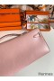 Hermes Kelly Cut Handmade Bag in Rose Sakura Swift Leather