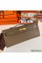 Hermes Kelly Cut Handmade Bag in Taupe Epsom Calfskin