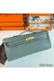 Hermes Kelly Cut Handmade Bag in Vert Amande Epsom Calfskin