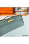 Hermes Kelly Cut Handmade Bag in Vert Amande Epsom Calfskin