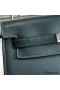 Hermes Kelly Danse Handmade Bag In Dark Green Swift Leather