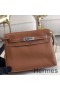 Hermes Kelly Danse Handmade Bag In Gold Swift Leather