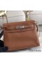 Hermes Kelly Danse Handmade Bag In Gold Swift Leather