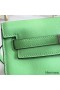 Hermes Kelly Danse Handmade Bag In Green Swift Leather