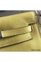 Hermes Kelly Danse Handmade Bag In Jaune Swift Leather