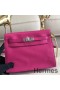 Hermes Kelly Danse Handmade Bag In Magnolia Swift Leather