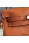 Hermes Kelly Danse Handmade Bag In Orange Swift Leather