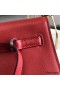 Hermes Kelly Danse Handmade Bag In Red Swift Leather