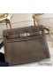 Hermes Kelly Danse Handmade Bag In Taupe Swift Leather