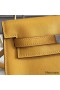 Hermes Kelly Danse Handmade Bag In Yellow Swift Leather
