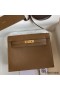 Hermes Kelly Danse II Bag In Beige de Weimar Evercolor Calfskin