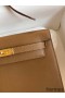 Hermes Kelly Danse II Bag In Beige de Weimar Evercolor Calfskin