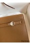 Hermes Kelly Danse II Bag In Beige de Weimar Evercolor Calfskin