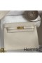 Hermes Kelly Danse II Bag In Craie Evercolor Calfskin