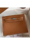 Hermes Kelly Danse II Bag In Gold Evercolor Calfskin