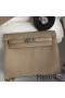 Hermes Kelly Danse II Bag In Gris Tourterelle Evercolor Calfskin