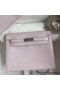Hermes Kelly Danse II Bag In Mauve Pale Evercolor Calfskin