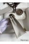 Hermes Kelly Danse II Bag In Pearl Grey Evercolor Calfskin