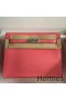 Hermes Kelly Danse II Bag In Rose Lipstick Evercolor Calfskin