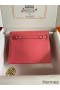 Hermes Kelly Danse II Bag In Rose Lipstick Evercolor Calfskin