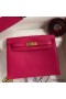 Hermes Kelly Danse II Bag In Rose Mexico Evercolor Calfskin