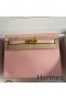 Hermes Kelly Danse II Bag In Rose Sakura Evercolor Calfskin