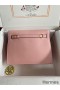 Hermes Kelly Danse II Bag In Rose Sakura Evercolor Calfskin