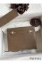 Hermes Kelly Danse II Bag In Taupe Evercolor Calfskin