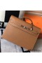 Hermes Kelly Depeche 38 Briefcase In Brown Calfskin