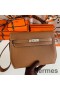 Hermes Kelly Depeches 25 Pouch in Gold Epsom Calfskin