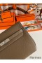 Hermes Kelly Depeches 25 Pouch in Taupe Epsom Calfskin