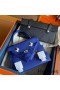 Hermes Kelly Doll Picto Bag in Blue Royal Epsom Calfskin