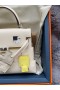 Hermes Kelly Doll Picto Bag in Nata Epsom Calfskin