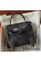 Hermes Kelly Doll Quelle Idole Bag in Black Swift Calfskin