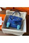 Hermes Kelly Doll Quelle Idole Bag in Blue Swift Calfskin