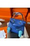 Hermes Kelly Doll Quelle Idole Bag in Blue Swift Calfskin