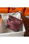 Hermes Kelly Doll Quelle Idole Bag in Bordeaux Swift Calfskin